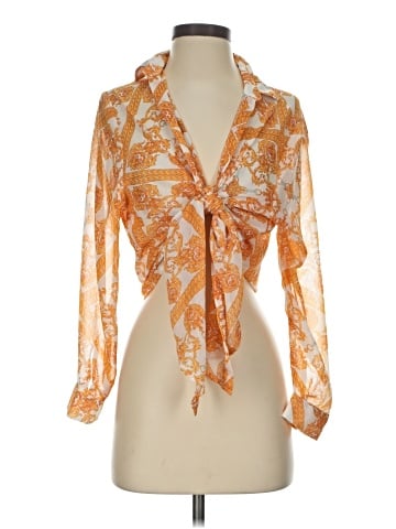 Timing 3/4 Sleeve Blouse (view 1)