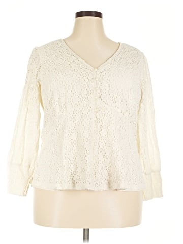 City Chic 3/4 Sleeve Blouse (view 1)