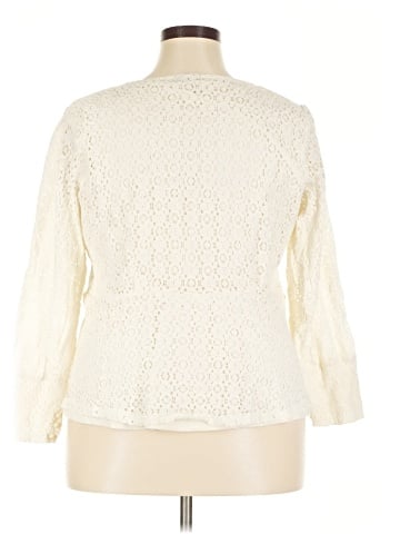 City Chic 3/4 Sleeve Blouse (view 2)