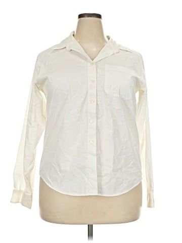 Lands' End Long Sleeve Button-Down Shirt (view 1)