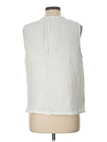 Lou & Grey Sleeveless Button-Down Shirt (view 2)