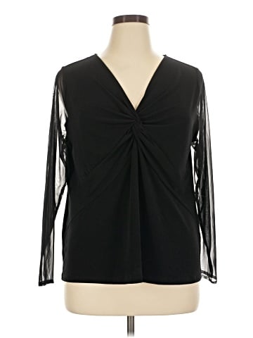 INC International Concepts Long Sleeve Blouse (view 1)