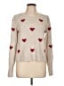 Splendid Hearts Tan Pullover Sweater Size L - photo 1