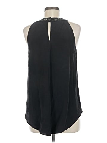 BCBGMAXAZRIA Sleeveless Silk Top (view 2)