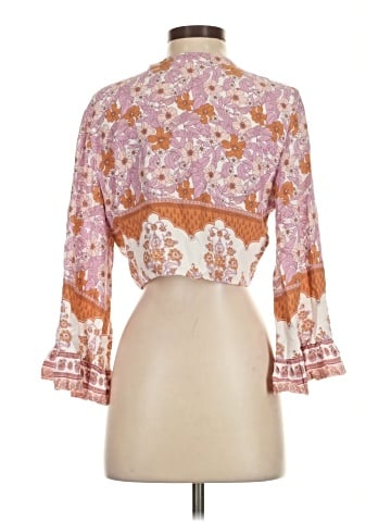 Altar'd State 3/4 Sleeve Blouse (view 2)