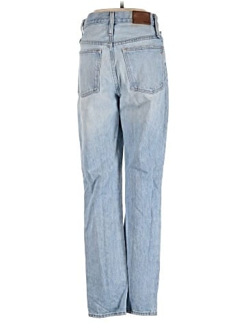 Madewell Classic Straight Full-Length Jeans in Hartsville Wash (view 2)
