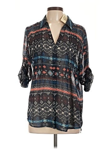 Vintage America Blues 3/4 Sleeve Blouse (view 1)