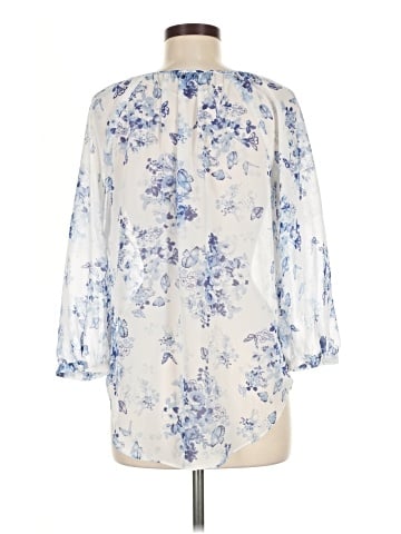 LC Lauren Conrad 3/4 Sleeve Blouse (view 2)