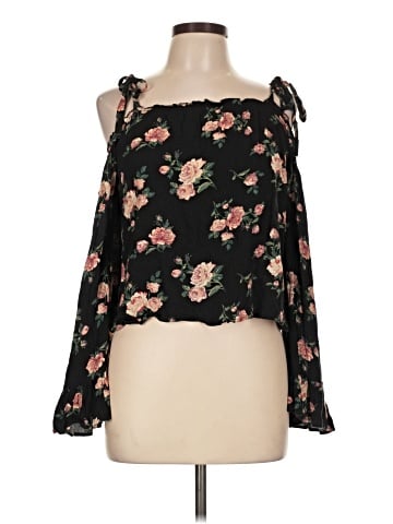American Eagle Outfitters 3/4 Sleeve Blouse (view 1)
