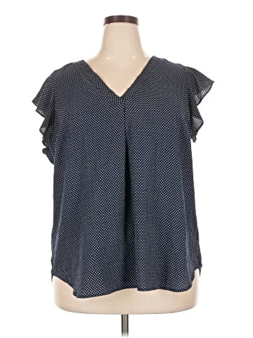 Adrianna Papell Short Sleeve Blouse (view 1)