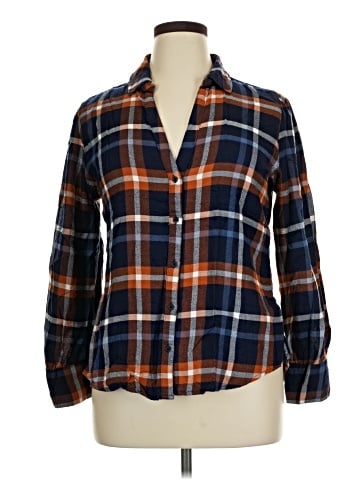 Como Vintage 3/4 Sleeve Button-Down Shirt (view 1)