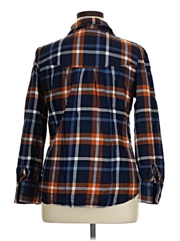 Como Vintage 3/4 Sleeve Button-Down Shirt (view 2)