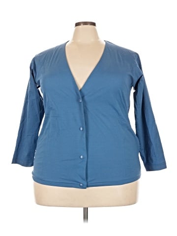 Unbranded 3/4 Sleeve Button-Down Shirt (view 1)