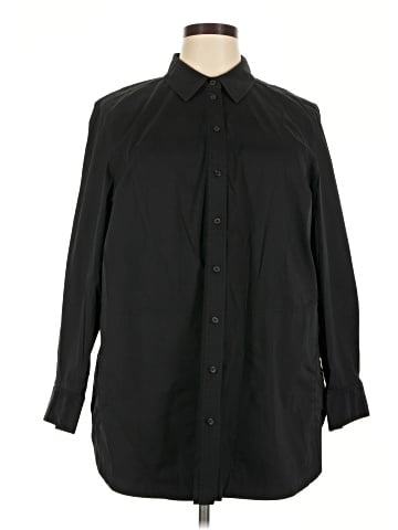 Lafayette 148 New York Long Sleeve Button-Down Shirt (view 1)