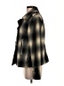 Eddie Bauer Plaid Gray Wool Coat Size S - photo 5