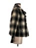 Eddie Bauer Plaid Gray Wool Coat Size S - photo 4
