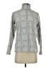 Lands' End 100% Polyester Paisley Silver Pullover Sweater Size XS - photo 1
