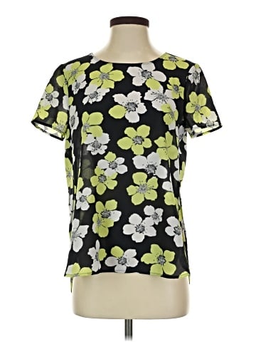 Liz Claiborne Short Sleeve Blouse (view 1)