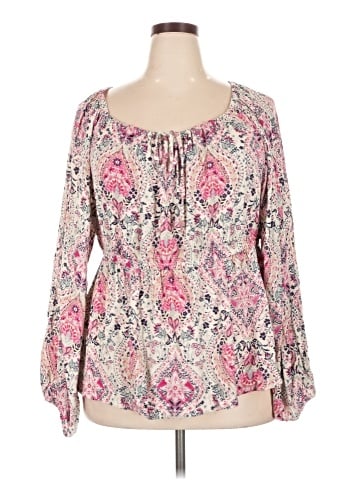 Torrid 3/4 Sleeve Blouse (view 1)