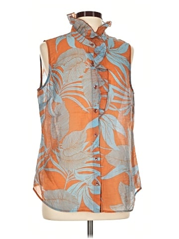 CAbi Sleeveless Button-Down Shirt (view 1)