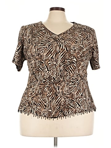 Donna Ricco Short Sleeve Blouse (view 1)