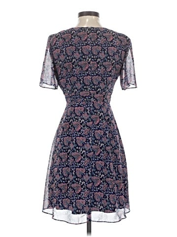 Madewell Orchard Flutter-Sleeve Dress in Fan Floral Mix (view 2)