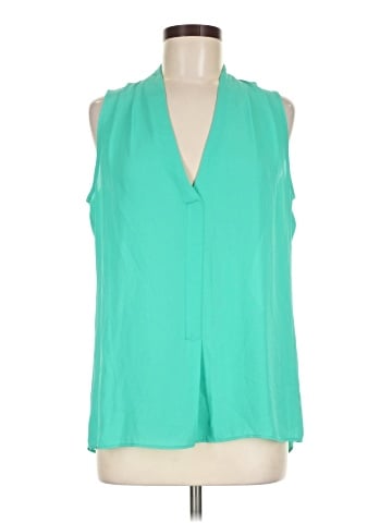 Rose + Olive Sleeveless Blouse (view 1)