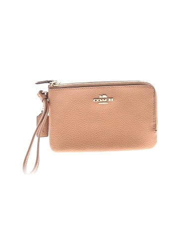 Coach Factory Leather Wristlet (view 1)