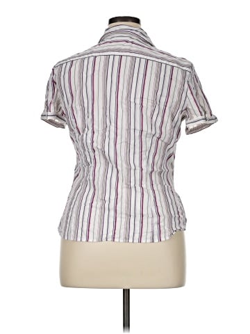 New York & Company Short Sleeve Blouse (view 2)