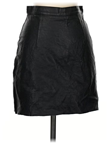 American Apparel Faux Leather Skirt (view 1)