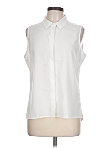 Elizabeth & Clarke Sleeveless Button-Down Shirt (view 1)