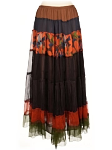 BCBGMAXAZRIA Silk Skirt (view 2)