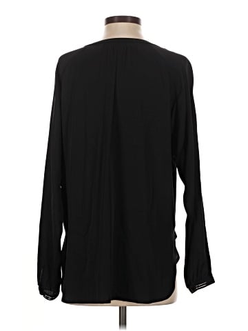 Vince. Long Sleeve Silk Top (view 2)
