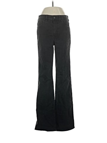 Madewell Kick Out Full-Length Jeans in Black Frost Wash (view 1)
