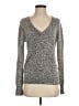 Equipment Animal Print Gray Pullover Sweater Size S - photo 1