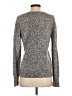 Equipment Animal Print Gray Pullover Sweater Size S - photo 2