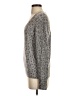 Equipment Animal Print Gray Pullover Sweater Size S - photo 5