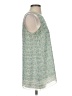 Max Studio 100% Polyester Green Sleeveless Blouse Size S - photo 4
