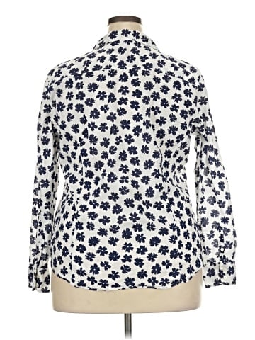 J.Crew Factory Store Long Sleeve Blouse (view 2)
