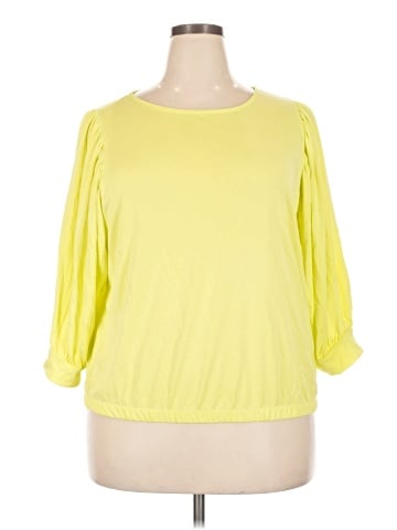 Simply Vera Vera Wang 3/4 Sleeve Top (view 1)