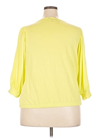 Simply Vera Vera Wang 3/4 Sleeve Top (view 2)