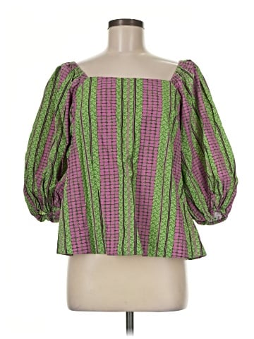 Porridge 3/4 Sleeve Blouse (view 1)