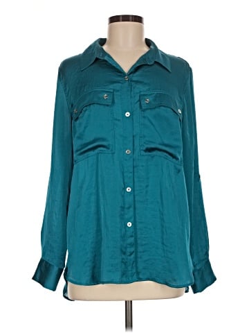 DKNY Long Sleeve Blouse (view 1)