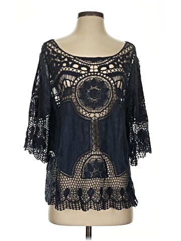 Democracy 3/4 Sleeve Blouse (view 1)
