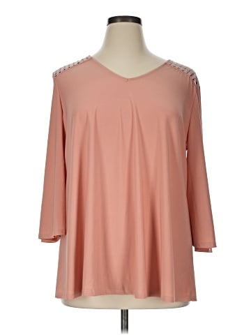 New Directions 3/4 Sleeve Blouse (view 1)