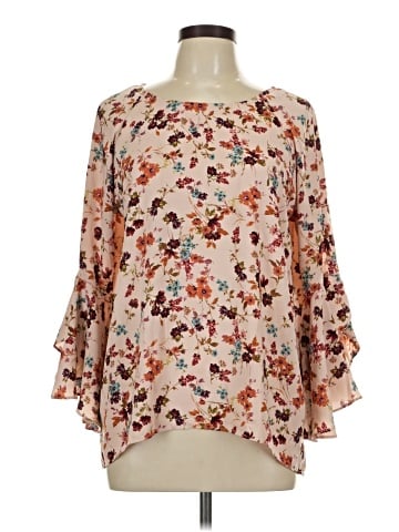 LC Lauren Conrad 3/4 Sleeve Blouse (view 1)