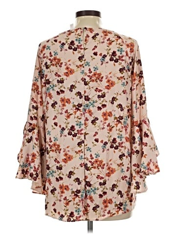 LC Lauren Conrad 3/4 Sleeve Blouse (view 2)