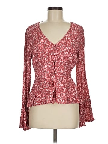 Blue Rain Long Sleeve Blouse (view 1)