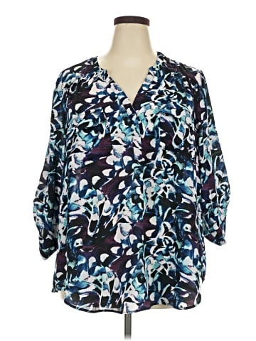 Torrid 3/4 Sleeve Blouse (view 1)