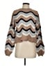 Francesca's Chevron-herringbone Brown Pullover Sweater Size S - photo 1